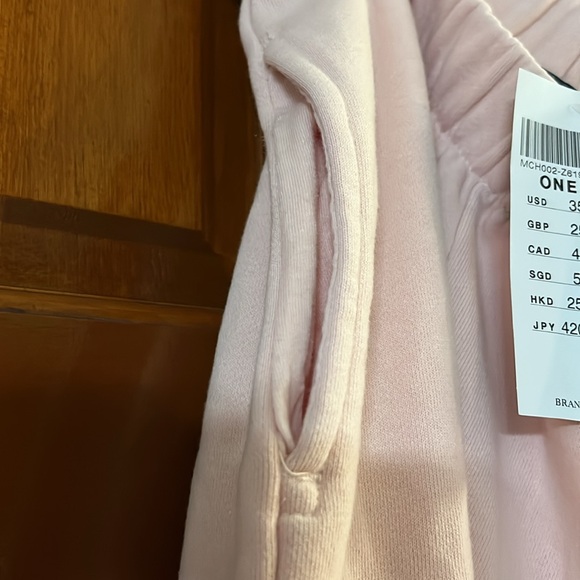 Brandy Melville Pink Joggers One Size - Picture 5 of 6